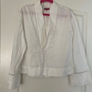 Brand new linen Staud white top